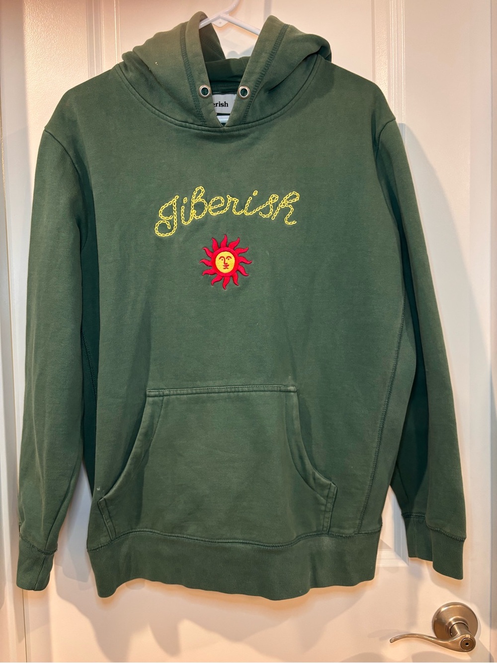 Jiberish Green Hoodie